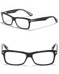 Look sharp in these wide rectangular frames from Tom Ford.