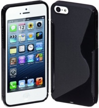 Cimo S-Line Back Case Flexible Cover TPU for Apple iPhone 5 - Black