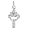 Sterling Silver Dove Cross Charm