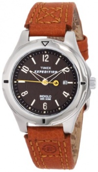 Timex Women's T49856 Expedition Field Brown Dial Burnt Sienna Leather Strap Watch