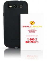 180 days warranty - ZeroLemon Samsung Galaxy S III 7000mAh Extended Battery + Free Black Extended TPU Full Edge Protection Case(Compatible with Samsung Galaxy S III GT-i9300, AT&T Samsung Galaxy S3 Samsung i747, Verizon Samsung Galaxy S3 Samsung i535, T-m