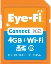 Eye-Fi 4 GB Connect X2 SDHC Class 6 Wireless Flash Memory Card (EYE-FI-4CN-FF)