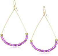 Vanessa Mooney Bang Bang Purple Teardrop Earrings