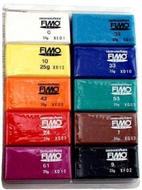 Fimo Soft Clay 10 Color Assortment 25 g blocks assorted colors box of 10