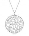 Effy Jewlery White Gold 2 Inch Shema Pendant