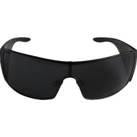 A|X Shield Sunglasses - Armani Exchange Men's Designer Eyewear - Matte Black/Black/Gray / One Size Fits All