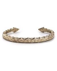 Engraved gold wraps your wrist in House of Harlow 1960's vintage-inspired style, while spiked details lend an edge.