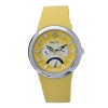 Philip Stein Women's F43S-M-Y Quartz Stainless Steel Yellow Dial Watch