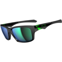 Oakley Jupiter Squared Men's Lifestyle Sports Sunglasses/Eyewear - Polished Black/Jade Iridium / One Size Fits All