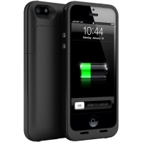 Maxboost Protak Air External Protective iPhone 5 Battery Case - Matte Black , Fits All Versions of iPhone 5 - Lightning Connector Output, MicroUSB Input