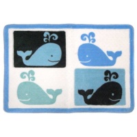 Allure Home Creations Whale Watch Printed Acrylic Rug