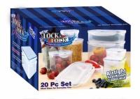 Lock & Lock HPL20BS 20-Piece Polypropylene Food-Storage Container Set