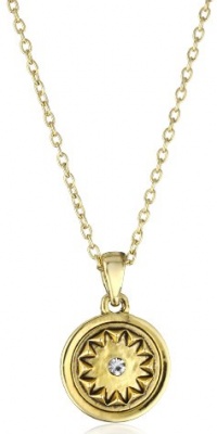 House of Harlow 1960 Gold-Plated Small Metal Sunburst Pendant Necklace