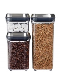 For snacks that are sure to last, these innovative pop container are the perfect storage solution. Simply press a button on the lid to activate an airtight seal that protects the food within, keeping it fresh and tasting great.