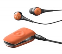 Jabra CLIPPER Bluetooth Stereo Headset - Retail Packaging - Tangerine Tango