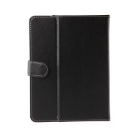 iRulu Folio Artificial Leather Case Cover for 8 Inch Android Tablet PC, Black