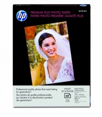 HP Premium Plus Photo Paper, High Gloss, (60 Sheets, 5 x 7 Inches borderless)