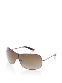 Marc by Marc Jacobs Womens MMJ 263/S MMJ263S SHIELD Sunglasses,Dkruthpalladblu Frame/Brown Gradient Lens,One Size