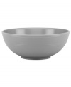 Elegance comes easy with the Fair Harbor serving bowl. Durable stoneware in an oyster-gray hue is half glazed, half matte and totally timeless. From the kate spade new york dinnerware collection.