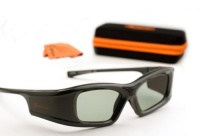 MITSUBISHI-Compatible 3ACTIVE ® 3D Glasses. For Use with External IR Emitter. Rechargeable.