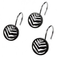 Zebra Shower Curtain Hooks