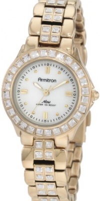 Armitron NOW Women's 753689MPGP Swarovski Crystal Accented Gold-Tone Bracelet Watch