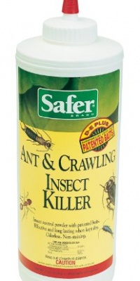 Safer Brand 5168 Diatomaceous Earth Powder Ant, Crawling Insect and Bed Bug Killer, 7 Ounces