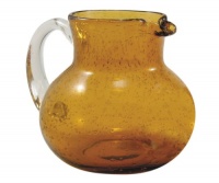 Artland Iris Pitcher, 90-Ounce, Amber