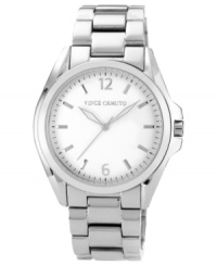 An age-old classic, this stainless steel watch from Vince Camuto is always in fashion.