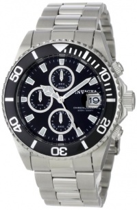 Invicta Men's 1003 Pro Diver Chronograph Black Dial Watch