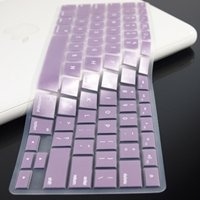 TopCase METALLIC PURPLE Keyboard Silicone Cover Skin for Macbook 13-Inch Unibody (A1342/WHITE) with TOPCASE Mouse Pad