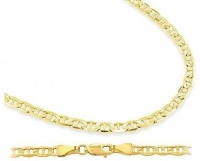 Mariner Bracelet 14k Yellow Gold Link Gucci Solid 3.1mm 7 inches