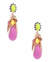 GUESS Gold-Tone Carnival Drop Earrings, MULTI