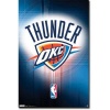 (22x34) Oklahoma City Thunder Logo Basketball Poster