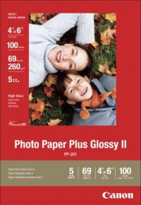 Canon Photo Paper Plus Glossy II, 4 x 6 Inches, 100 Sheets (2311B023)