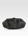 Offering an exquisite display of woven tweed, a clutch bag that is simply elegant. Clasp closureOne inside open pocketCotton lining12W X 6H X 3DImported