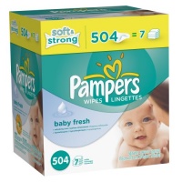 Pampers Softcare Baby Fresh Wipes 7x box, 504 Count