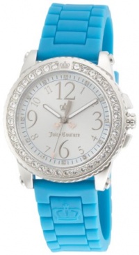 Juicy Couture Women's 1900706 Pedigree Blue Jelly Strap Watch