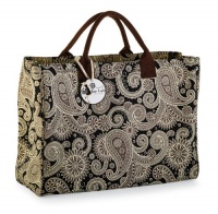 Mud Pie Black Paisley Essential Tote