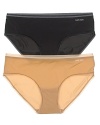 A pretty lace trim lends elegant style to this hipster from Calvin Klein Underwear. Style #D3433