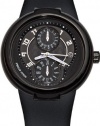 Philip Stein Women's 31-AB-RBB Active Black Rubber Strap Watch