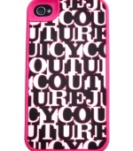 Fashionistas, listen up. Be the leader of the pack with this signature Alpha iPhone case from Juicy Couture.  Designed to keep your gadget divinely dressed and ding-free.  Fits iPhone 4 and 4S.