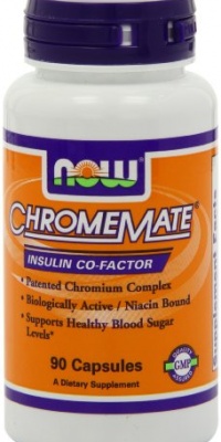 Now Foods Chromemate 200mcg Capsules, 90-Count