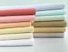 Martha Stewart Collection 360 Thread Count Solid Flat Sheet, Queen Milk