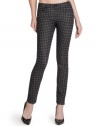 GUESS Brittney Ankle Skinny Houndstooth Printe, GREYSCALE WASH (26)