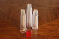 Shot Glasses Durable Plastic Clear 2oz. 50/Pkg