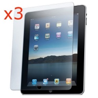 3 Pack Crystal Clear Screen Protector for Apple iPad2 / iPad 3rd Gen