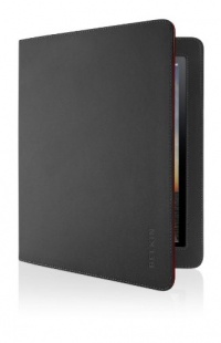 Belkin Verve Folio Stand for Apple iPad 2-Black/Red)