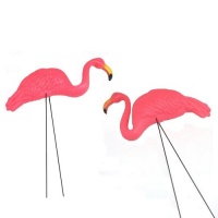 Bright Pink Flamingo Yard Ornament (2pack)