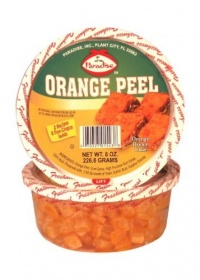 Pennant Diced Orange Peel, 8 Ounce Tubs (Pack of 6)